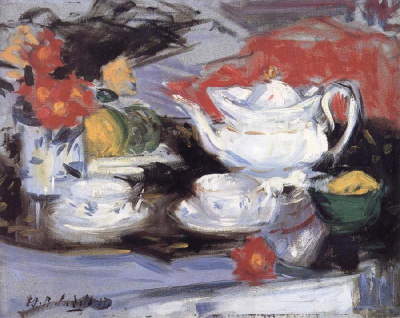Francis Campbell Boileau Cadell Still Life with White Teapot China oil painting art